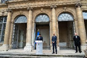 Handover Ceremony At Public Action Ministry - Paris