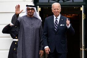 Joe Biden welcomes UAE Preseident - Washington