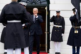 Joe Biden welcomes UAE Preseident - Washington