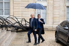 First Cabinet Meeting Of The Barnier Government - Paris