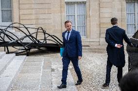 First Cabinet Meeting Of The Barnier Government - Paris