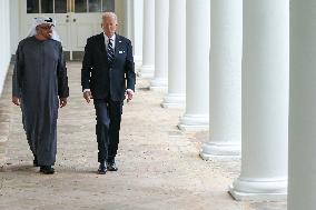 DC: President Biden Welcomes United Arab Emirates President Sheikh Mohamed bin Zayed to the White House