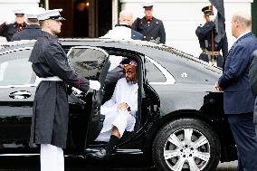 President Biden Greets United Arab Emirates President Sheikh Mohamed Bin Zayed Al Nahyan At White House