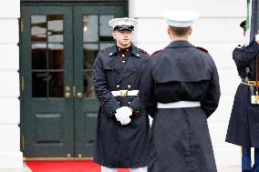 President Biden Greets United Arab Emirates President Sheikh Mohamed Bin Zayed Al Nahyan At White House