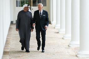 DC: President Biden Welcomes United Arab Emirates President Sheikh Mohamed bin Zayed to the White House