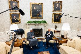 DC: President Biden Hosts UAE President Sheikh Mohamed bin Zayed for a Bilateral Meeting