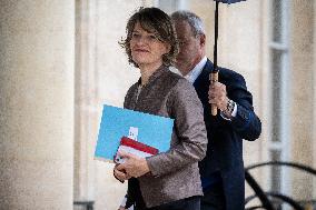 First Cabinet Meeting Of The Barnier Government - Paris