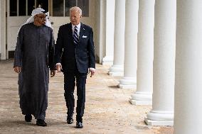 DC: President Biden Hosts UAE President Sheikh Mohamed bin Zayed for a Bilateral Meeting