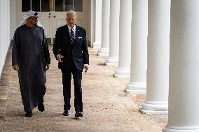 DC: President Biden Hosts UAE President Sheikh Mohamed bin Zayed for a Bilateral Meeting