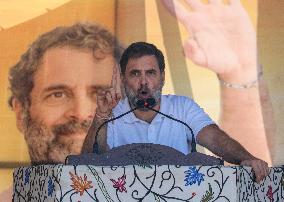 Leader Of The Opposition Rahul Gandhi Visits Kashmir For Ongoing Assembly Elections