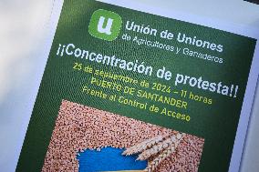 Union De Uniones De Agricultores Y Ganaderos Will Hold A Rally In Front Of The European