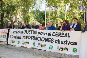 Union De Uniones De Agricultores Y Ganaderos Will Hold A Rally In Front Of The European