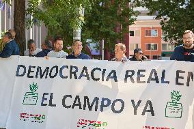 Union De Uniones De Agricultores Y Ganaderos Will Hold A Rally In Front Of The European