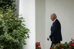 DC: President Biden Departs the White House