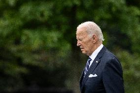 DC: President Biden Departs the White House