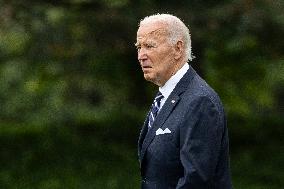 DC: President Biden Departs the White House