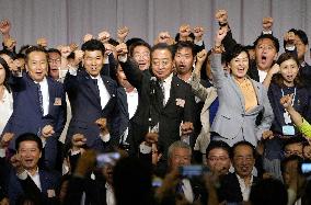 Ex-PM Noda elected Japan main opposition leader