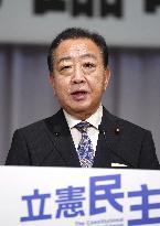 Ex-PM Noda elected Japan main opposition leader