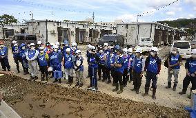 Aftermath of heavy rain in Ishikawa Pref.