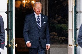 Biden Greets UAE’s President MBZ - Washington