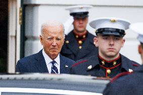 Biden Greets UAE’s President MBZ - Washington