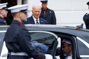 Biden Greets UAE’s President MBZ - Washington