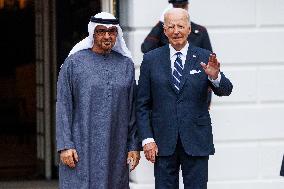 Biden Greets UAE’s President MBZ - Washington