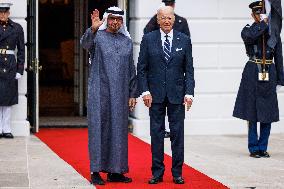 Biden Greets UAE’s President MBZ - Washington