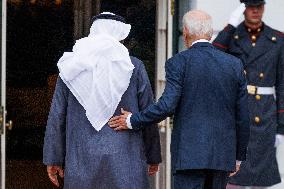 Biden Greets UAE’s President MBZ - Washington