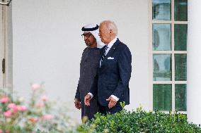 Biden Greets UAE’s President MBZ - Washington