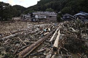 Aftermath of heavy rain in Ishikawa Pref.