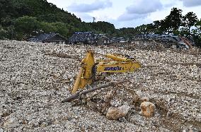 Aftermath of heavy rain in Ishikawa Pref.