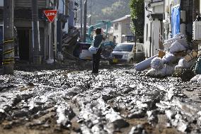 Aftermath of heavy rain in Ishikawa Pref.