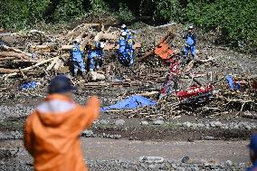 Aftermath of heavy rain in Ishikawa Pref.