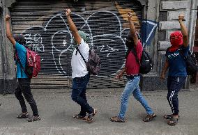 Mothers And Fathers Of The 43 Ayotzinapa Students March 10 Years After Their Disappearance