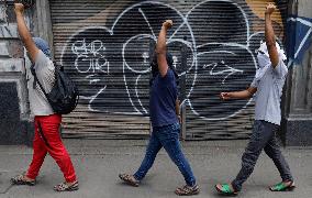 Mothers And Fathers Of The 43 Ayotzinapa Students March 10 Years After Their Disappearance