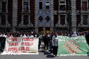 Mothers And Fathers Of The 43 Ayotzinapa Students March 10 Years After Their Disappearance