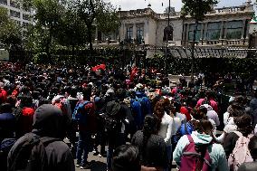 Mothers And Fathers Of The 43 Ayotzinapa Students March 10 Years After Their Disappearance