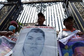 Mothers And Fathers Of The 43 Ayotzinapa Students March 10 Years After Their Disappearance