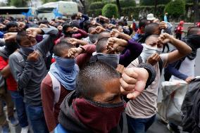 Mothers And Fathers Of The 43 Ayotzinapa Students March 10 Years After Their Disappearance