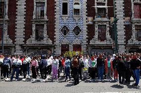 Mothers And Fathers Of The 43 Ayotzinapa Students March 10 Years After Their Disappearance