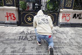 Mothers And Fathers Of The 43 Ayotzinapa Students March 10 Years After Their Disappearance