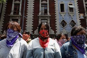 Mothers And Fathers Of The 43 Ayotzinapa Students March 10 Years After Their Disappearance