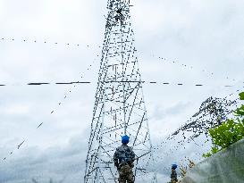 Tower Erection in Taizhou