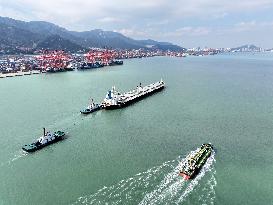 Container Terminal in Lianyungang Port