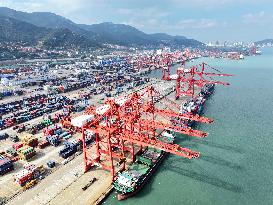 Container Terminal in Lianyungang Port