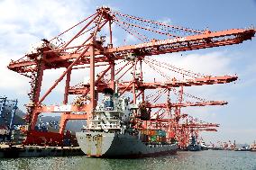 Container Terminal in Lianyungang Port