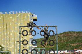 SWAT Team Members Undergo A Training Session in Liuzhou