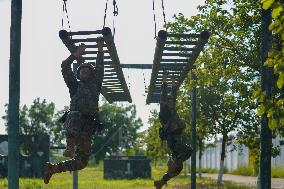 SWAT Team Members Undergo A Training Session in Liuzhou