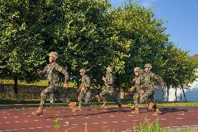 SWAT Team Members Undergo A Training Session in Liuzhou